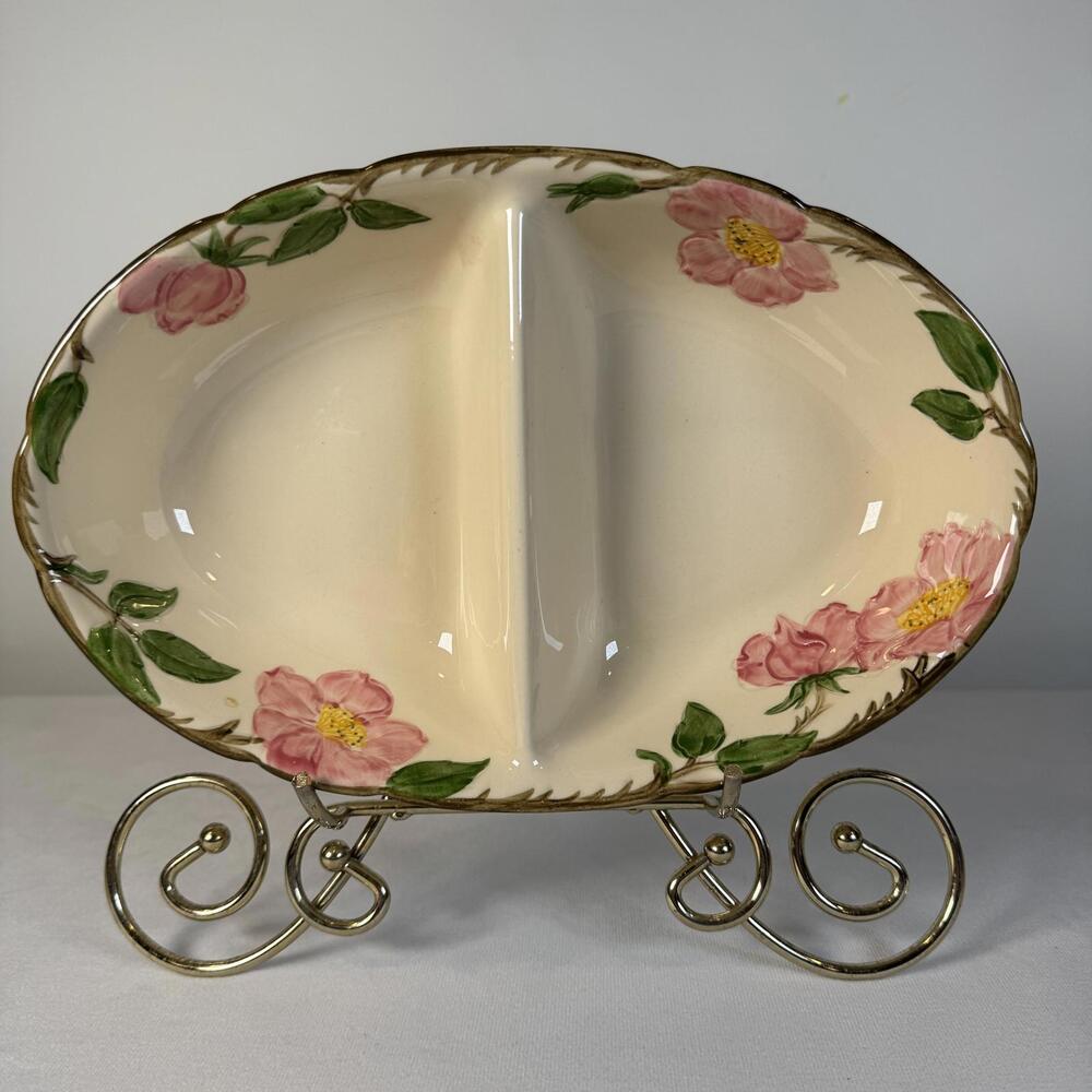 Franciscan Desert Rose Divided Dish - Picture 2 of 5